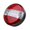 Lampe de clignotant de frein arrière de feu arrière de voiture ronde de 24V 20LED pour le camion de remorque