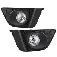 Lampes antibrouillard de pare-chocs avant avec ampoules + interrupteur + Kit de couverture pour Honda Fit 2015-2017