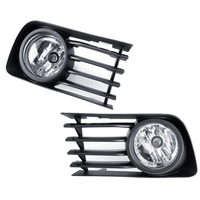 Lampes de brouillard de pare-chocs avant de voiture avec paire de couvertures pour Toyota Prius 2004-2009