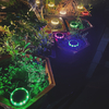 Lampes solaires de chemin de pelouse de jardin extérieur de platelage de plancher de lumières au sol de LED imperméable