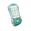 LANDZO Early Education Musical Cell Phone Toy Car Shape Star Projector Night Light Kids Play & Learn with Removable Soft