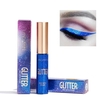 Langmanni Fard à paupières en plastique Liquid Sequins Flashing Eyeliner Pearlescent Liquid Eyeliner