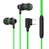 Langsdom V7 Écouteurs intra-auriculaires dynamiques avec micro 3, 5 mm Casque de jeu filaire