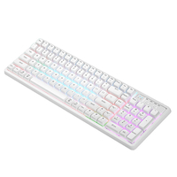LANGTU GK102 Clavier de jeu mécanique 102 touches Interrupteur rouge Type-C Filaire remplaçable à chaud NKRO Clavier rét