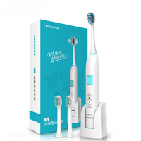 Lansung I1 Ensembles de brosses à dents électriques ultrasoniques Charge sans fil Adultes Sonic Brosse à dents Blanchime