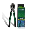 LAOA 8 pouces coupe-boulons coupe-fil dacier Cr-Mo 5, 2 MM Max coupe ciseaux à nez rond 58HRC avec traitement de rev
