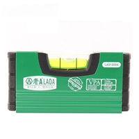 LAOA LA513004 100MM Mini Portable Portable En Alliage Daluminium Horizontal Vertical Laser Niveleur Ruban À Mesurer