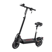 LAOTIE® ES10P 2000W Double Moteur 28.8Ah 21700 Batterie 52V 10 Pouces Trottinette Électrique Pliante avec Siège 100km Ki