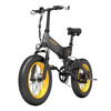 LAOTIE® FT100 1000W 15AH 20x4in Fat Pneu vélo cyclomoteur électrique pliant 90-120KM Max kilométrage vélo électrique