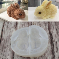 Lapin 3D DIY Lapin À La Main Pains De Gâteau Décorer Des Chocolats Moule Moule De Pâques