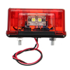 La plaque rouge dimmatriculation de numéro de voiture rouge de 24V 4 SMD allume la lampe pour le camion de remorque