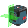 Laser à ligne croisée verte de niveau laser HANMATEK LV1G avec plage de mesure de 50 pieds,  ligne verticale et horizonta