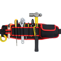 Électriciens ceinture réglable poche ceinture outil sac pochette main réparation outil organisateur