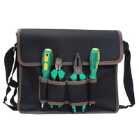 Électriciens Sac à outils de rangement Sac à bandoulière avec sangle réglable