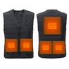 Électrique 5V Gilet chauffant USB Manteau dhiver pour manteau de réchauffement rapide 3 Temp de réglage