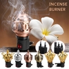 Électrique Bakhoor Brûleur Encens Métal Brûleur Énergie Positive Cadeau Voyage Sommeil