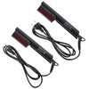 Électrique LCD Lisseur Peigne 160-210 ° C 6 Température Hommes Brosse À Barbe En Céramique Chauffée Lisseur Peigne