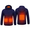 Électrique USB Intelligent Chauffé Dos Abdomen Cou Col Vertébral Colonne Vertébrale À Capuche Veste Dhiver Moto Ski