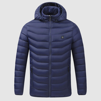 Électrique USB manteaux de chauffage gilet veste 4 coussins chauffants en tissu chauffe-corps abdomen cou dos hommes fem
