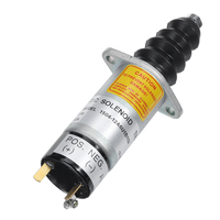 Électrovanne de rétention de levage électromagnétique de type soléno de darrêt de carburant de 12V 2A