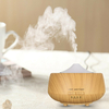 LED Diffuseur darômes à ultrasons à changement de couleur Grain de bois Humidificateur Aromathérapie Spa Huile esse
