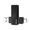 Lenovo Thinkplus 256G 128G USB3.1 Type-C Gen2 Flash Lecteur Dual Interface Pendrive 360° Rotation USB Memory Disk TSU100