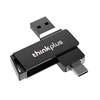 Lenovo Thinkplus MU251 USB3.1 Type-C Flash Drive Dual Interface Pendrive 360° Rotation USB Memory Disk
