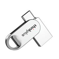 Lenovo ThinkPlus TYCU301 Type-C3.1 USB3.0 Flash Drive Metal Dual Interface Pendrive Flash Memory Disk 32G 64G 128G Thumb