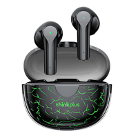 Lenovo XT95 Pro TWS Bluetooth 5.1 Jeu découteurs à faible latence RVB Colorful Lumière AAC Basse HiFi HD Casque aud