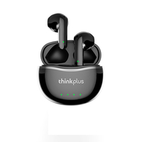 Lenovo X16 TWS Bluetooth V5.2 Écouteur 14, 2 mm Pilote dynamique HiFi Surround 300 mAh Batterie IPX4 Anti-transpiration H