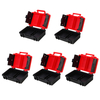 LENSGO D810 Boîte de rangement pour appareil photo reflex numérique Batterie AA Batterie SD TF XDQ CF Carte mémoire