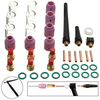 Lentille de gaz de kit de soudure de TIG de 40Pcs pour la flamme de soudure de TIG WP-9 / WP-20 / WP-25