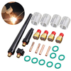 Lentille de gaz de torche de soudage de TIG de 23Pcs 10 Collet de tasse de verre de Pyrex pour la série de WP-9/20/25