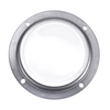 Lentille en verre optique 78MM étanche à 90 degrés + anneau en aluminium pour puce haute puissance 2086-100 LED