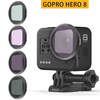 Lentille MACRO URUAV KB MCUV / CPL / ND4 / ND8 / ND16 / ND32 / ND64 / NIGHT / STAR / 15X pour Gopro 8