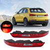Lentille rouge de feu arrière de pare-chocs inférieur arrière droit / gauche pour AUDI Q3 2016-2018