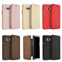 Lenuo Flip Card-slots Ultra Thin Soft Housse en cuir PU pour Samsung Galaxy S8 5.8 pouces
