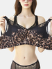 Leopard sans fil à couverture complète en maille croisée légèrement doublé Minimizer soutien-gorge à deux voies