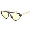 Leopard Triangle Small Frame Sunglasses Lunettes de plein air