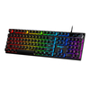 LEORQEON GX50 Clavier 104 Touches Translucide ABS Keycaps Rainbow Colorful Clavier de Jeu Filaire USB Rétroéclairé Étanc