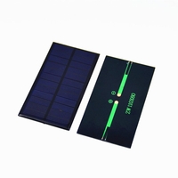 LEORY 6V 1W Mini cellule solaire pour lampe de poche / jouets système de Module de panneau solaire polycristallin charge