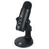 LEORY MU-900 USB Condensateur Microphone Stand Gaming Streaming Podcasting Enregistrement pour Ordinateur USB PC Casque