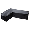 L Forme Polyester Meubles Couverture Imperméable À Leau Extérieure Jardin Canapé Peau Poussière Pluie UV Protecteur