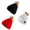 Élégant Bluetooth Musique Bonnet Chapeau Sans Fil Cap Casque Casque Haut-Parleur Mic