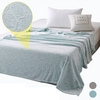 Élégant Rose stéréoscopique en peluche flanelle polaire chaud Soft couverture décor de luxe pour couverture canapé-lit c