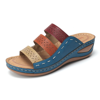 Lostisy Women Hollow Out Rainbow Coudre Pantoufles