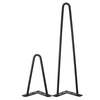 Lot de 4 pieds de table en épingle à cheveux en fer en métal,  kit de support de meubles de table de bureau