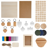 Lot de matériaux de gravure Laser TWOTREES bois/cuir/tache inoxydable/carton Kraft pour gravure Laser découpe Laser