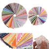 Lot de patchwork imprimé en tissu de coton de couleur aléatoire 100 pièces pour coudre un motif de scrapbooking gras
