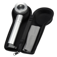 Loupe loupe à main 45x avec échelle 3 lumières pour bijoux